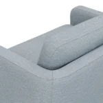 Vati 53_ Sleeper Chair -  Silver Light Blue