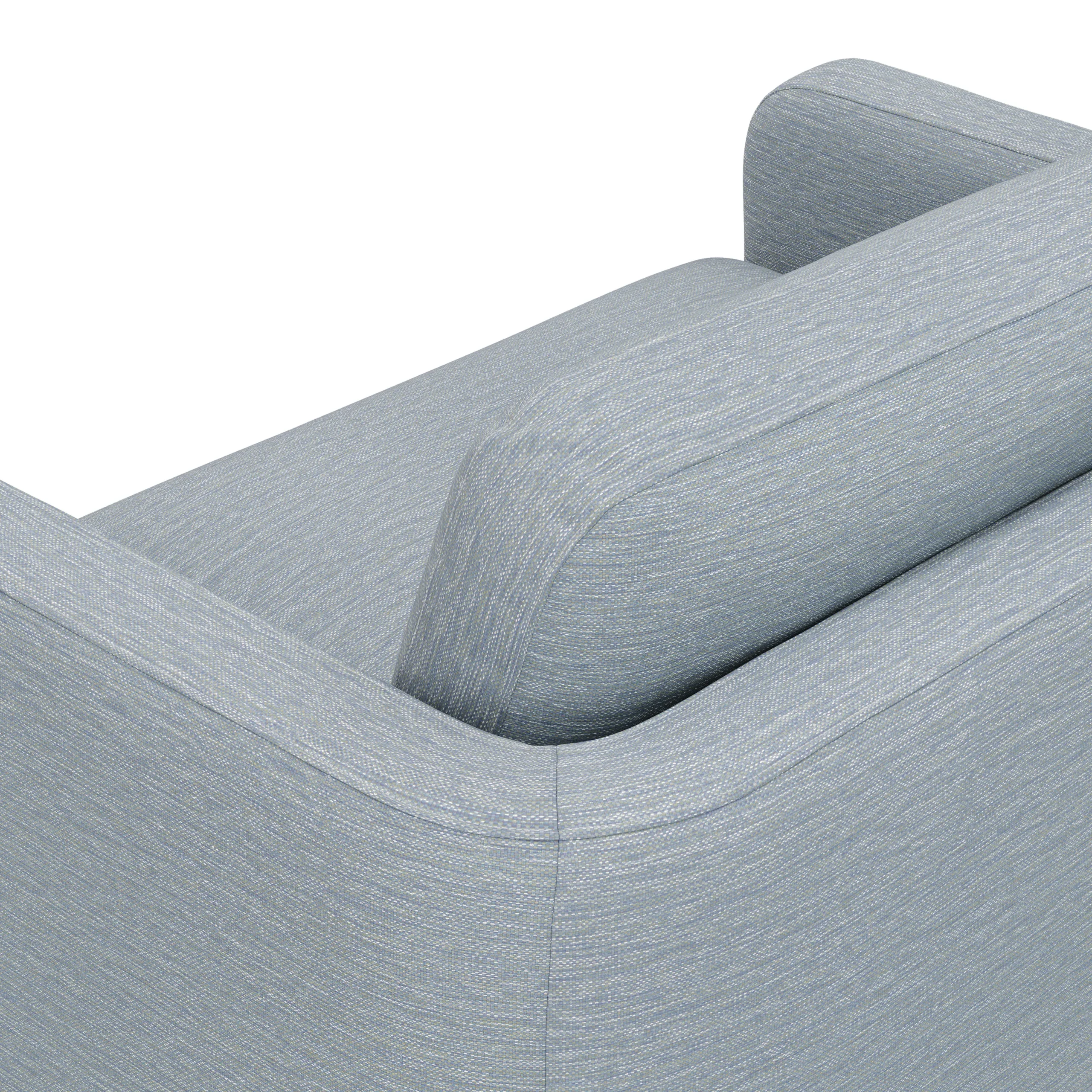 Vati 53_ Sleeper Chair -  Silver Light Blue - Image 11