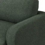 Vati 80_ Sofa Bed - Natural Oak and Green Wool Bouclé