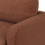 Vati 80_ Sofa Bed - Natural Oak and Napa Rust
