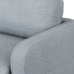 Vati 80_ Sofa Bed - Natural Oak and Silver Light Blue