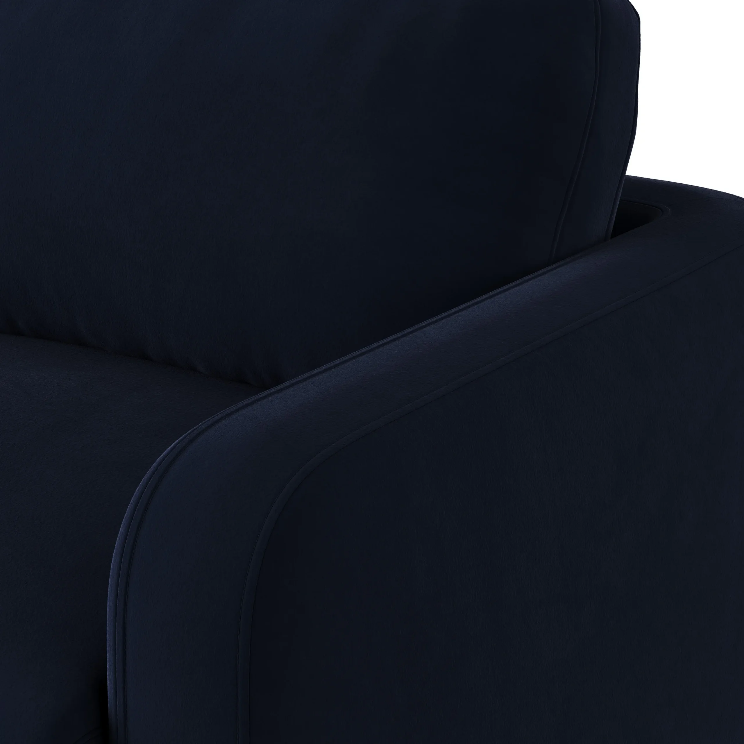 Vati 80_ Velvet Sofa Bed - Natural Oak and Hale Ink - Image 12