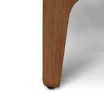 Rosin King Upholstered Bed - Smoked Oak and Welsh Green