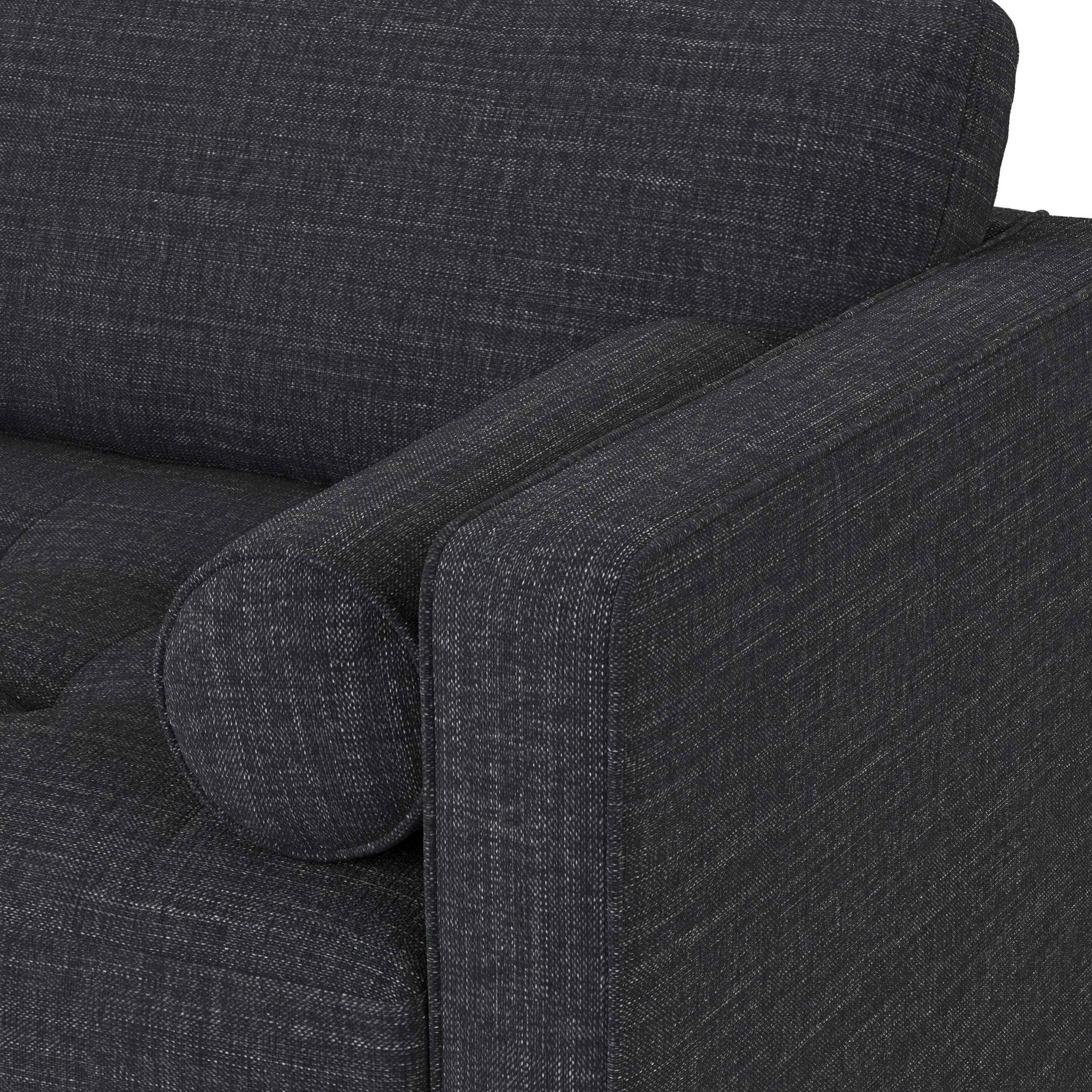 Sven 88_ Tufted Sofa Bed - Napa Charcoal - Image 13