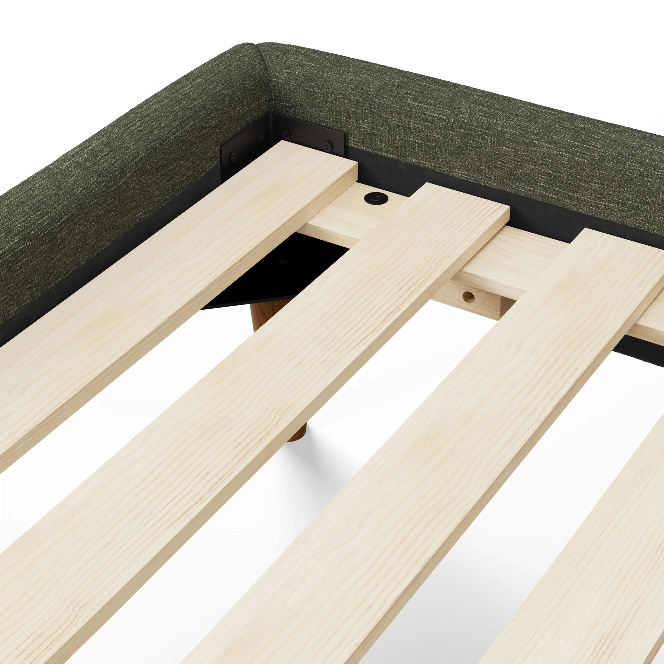 Sven Queen Tufted Bed - Fir Green - Image 5