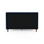 Sven Queen Tufted Velvet Bed - Plush Cascadia Blue