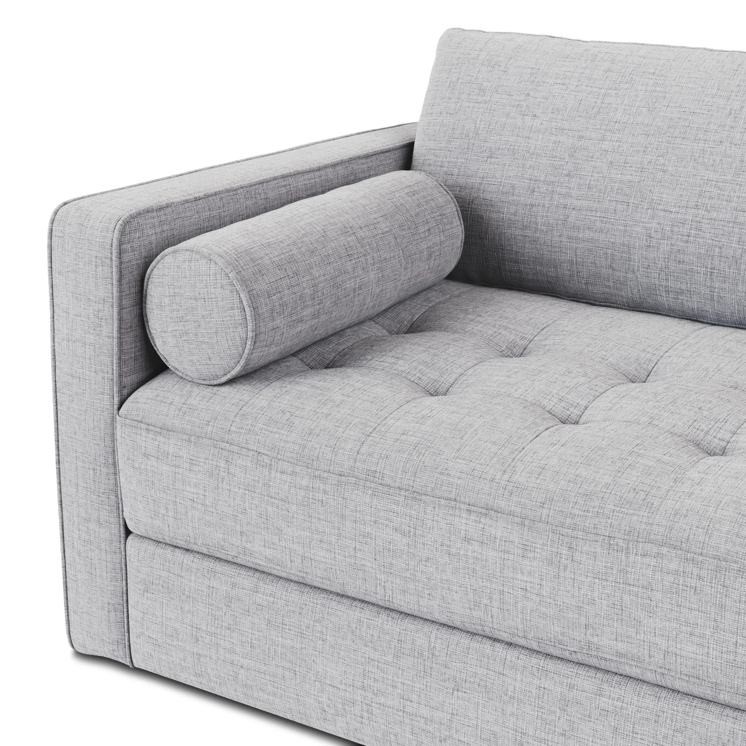 Sven 88_ Tufted Sofa Bed - Stone Gray - Image 10