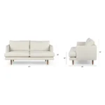 Burrard 67_ Loveseat - Seasalt Ivory