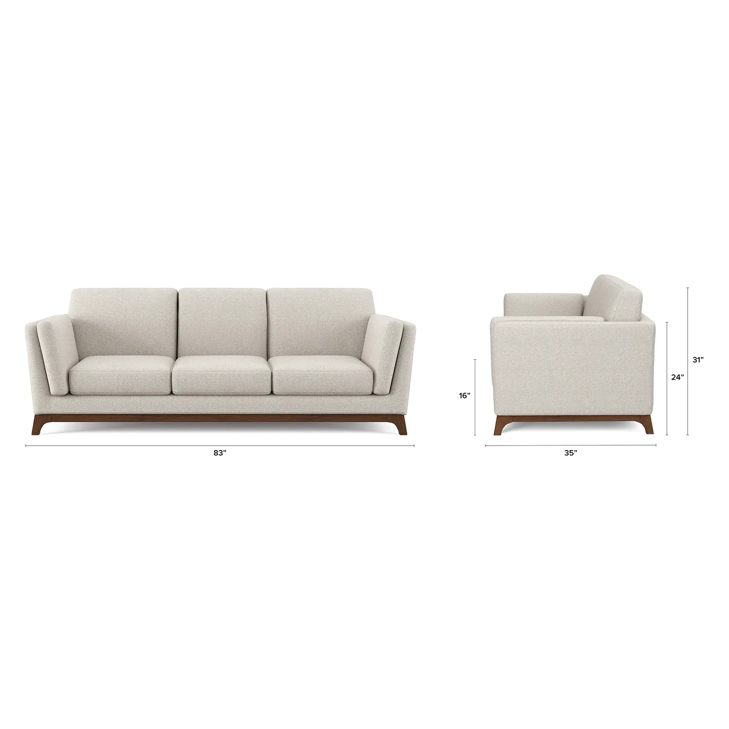 Ceni 83_ Sofa - Chalk Gray - Image 10