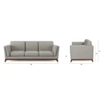 Ceni 83_ Sofa - Quarry Gray