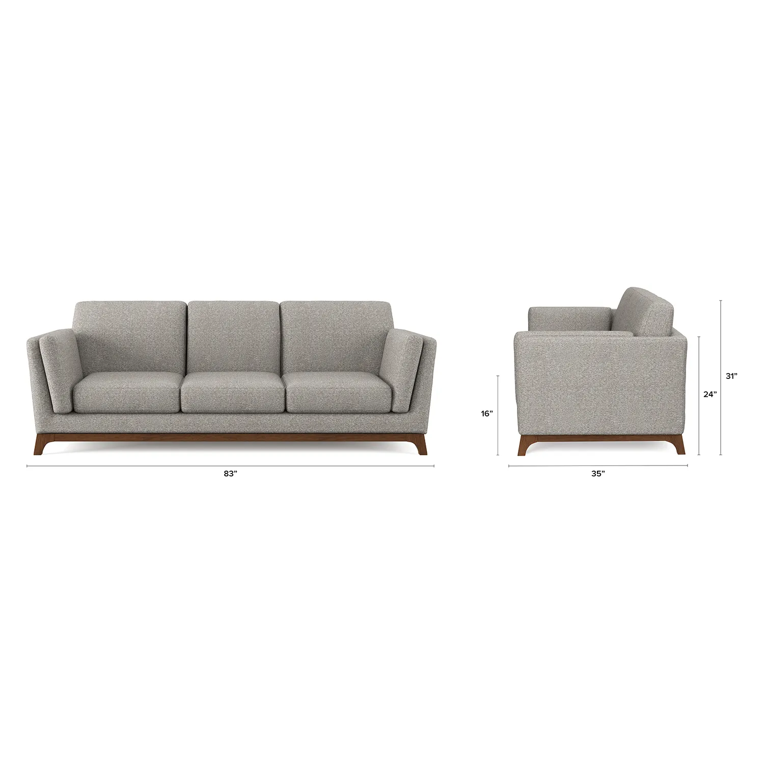 Ceni 83_ Sofa - Quarry Gray - Image 10