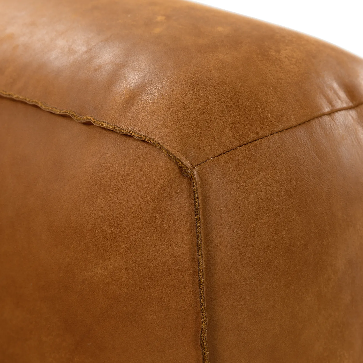 Cigar 92_ Leather Sofa - Rawhide Tan - Image 5