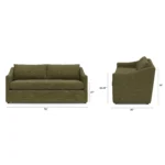 Landry 72_ Loveseat - Napa Moss