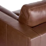 Sven 88_ Tufted Leather Sofa - Taos Brown