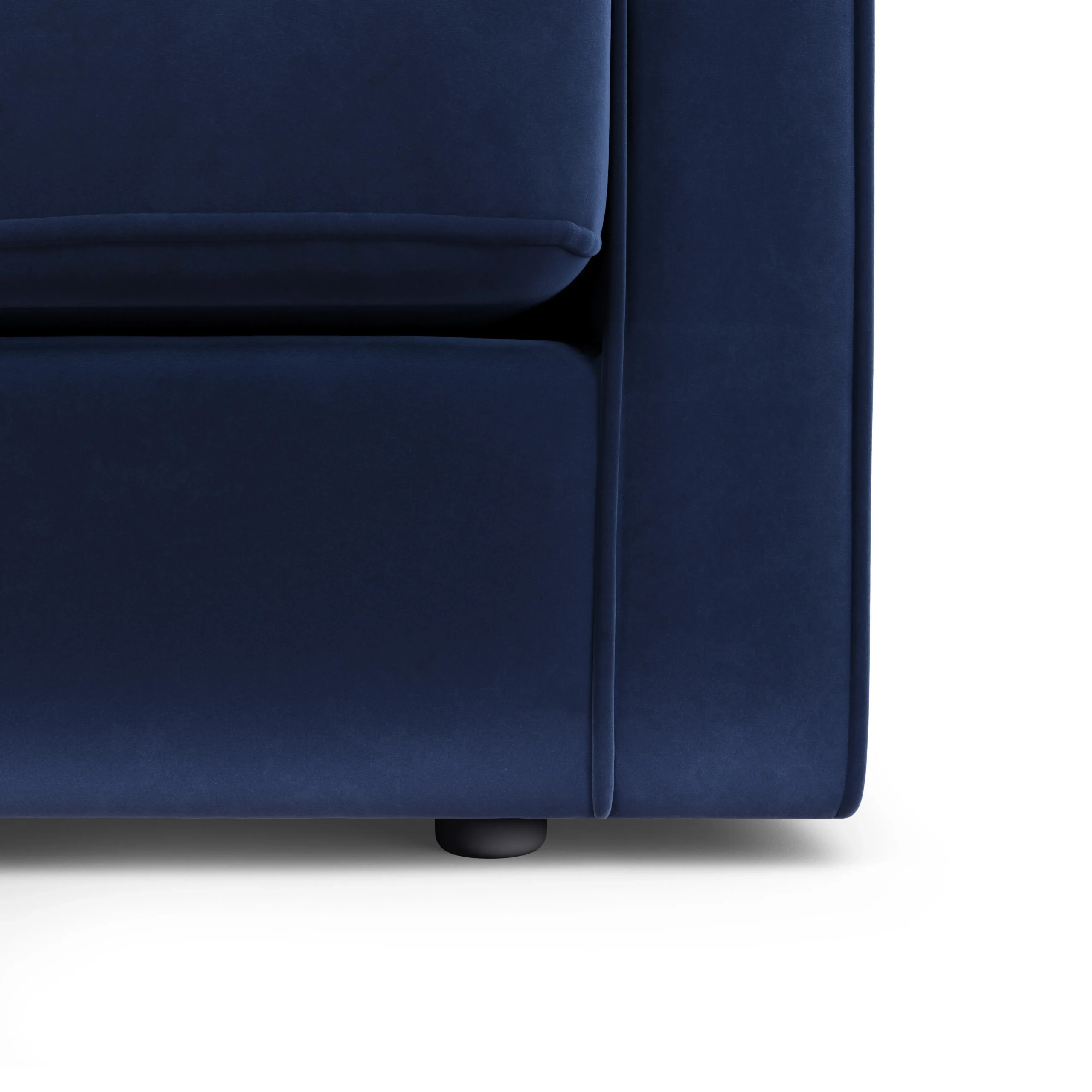 Sven 88_ Grounded Tufted Velvet Sofa - Plush Cascadia Blue - Image 4