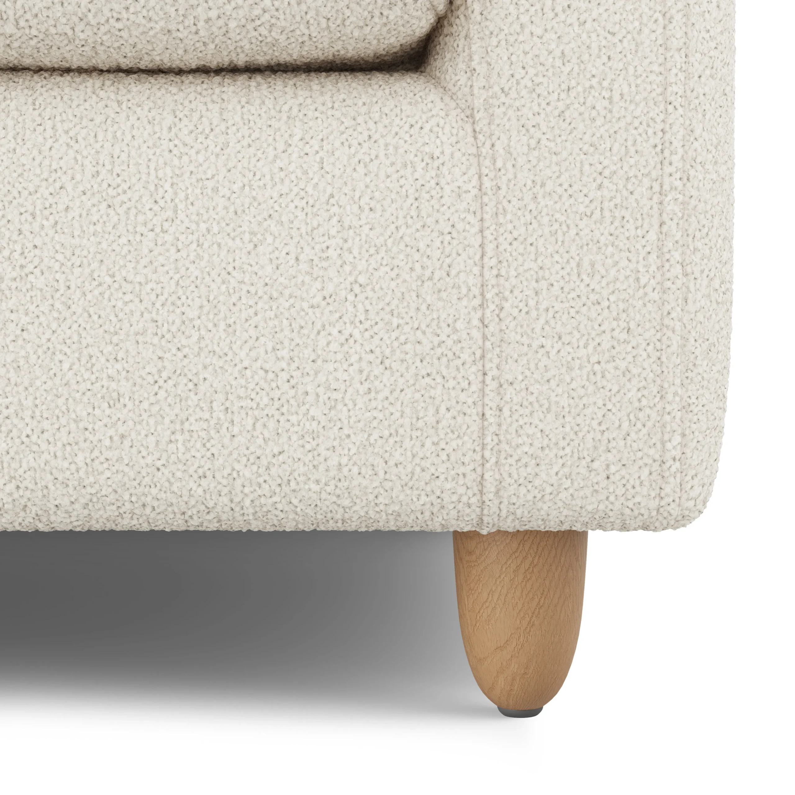Vati 53_ Sleeper Chair - Ivory Wool Bouclé - Image 8