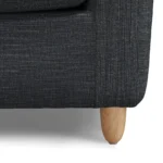 Vati 80_ Sofa Bed - Natural Oak and Napa Charcoal