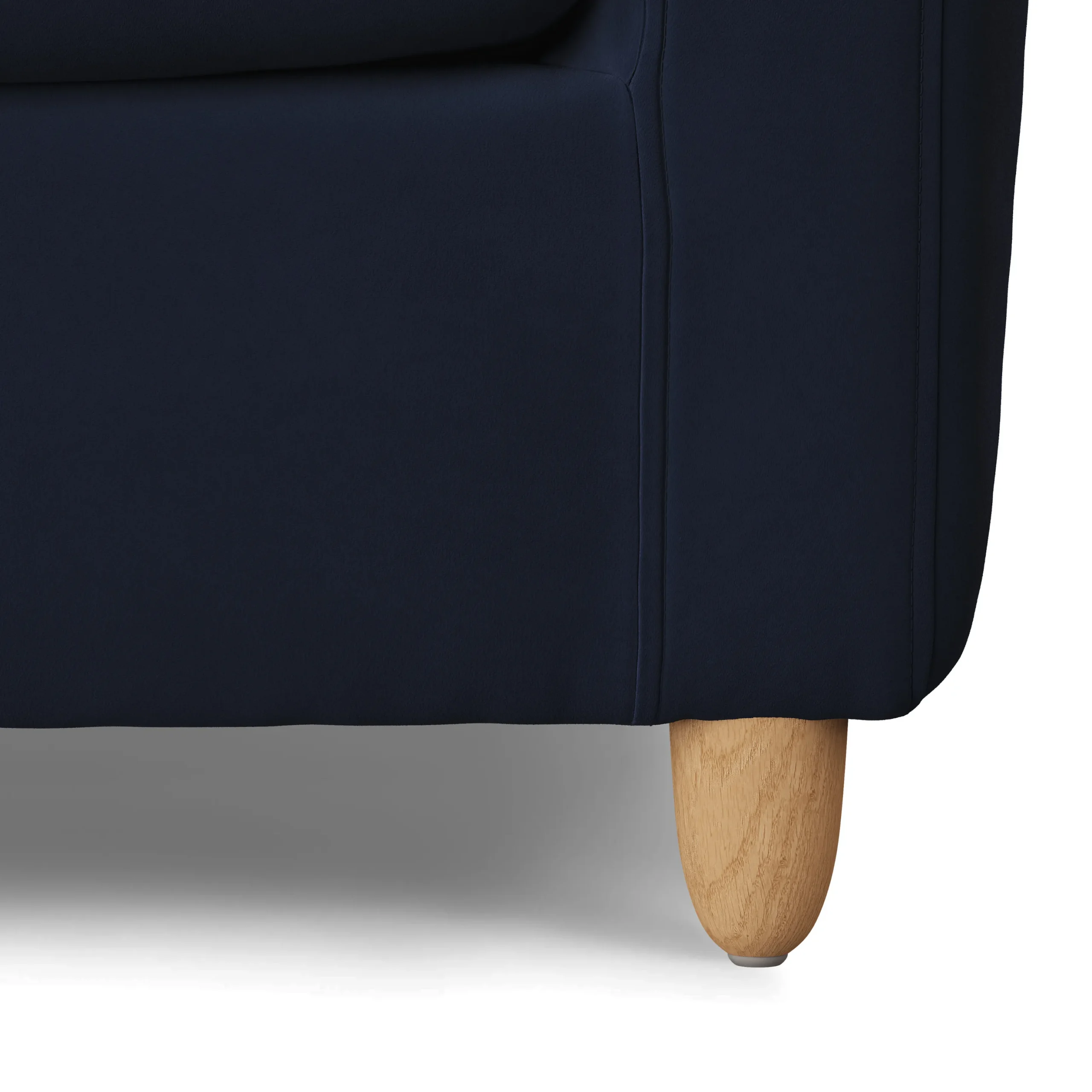 Vati 80_ Velvet Sofa Bed - Natural Oak and Hale Ink - Image 11