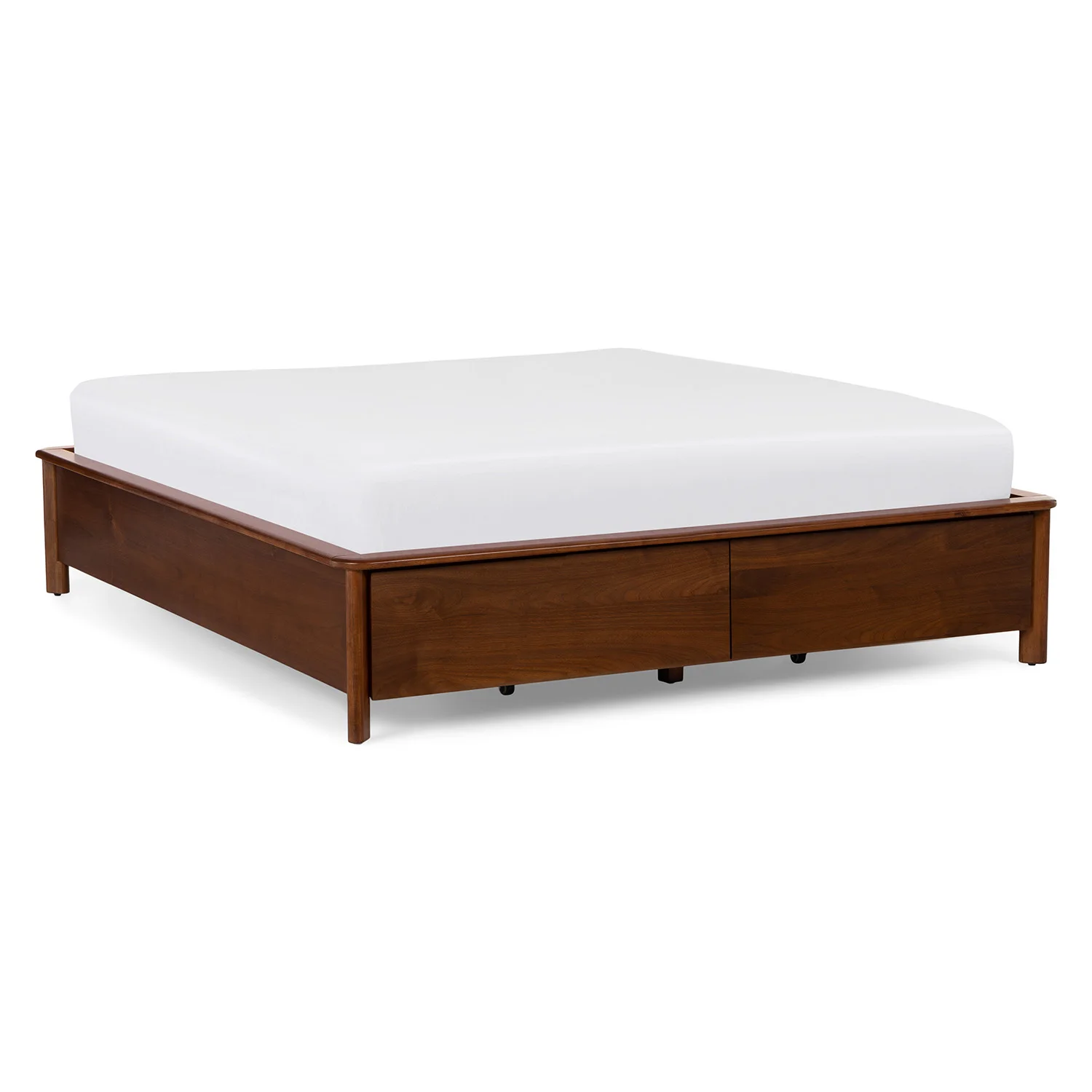 Pactera King Storage Bed - Walnut - Image 9
