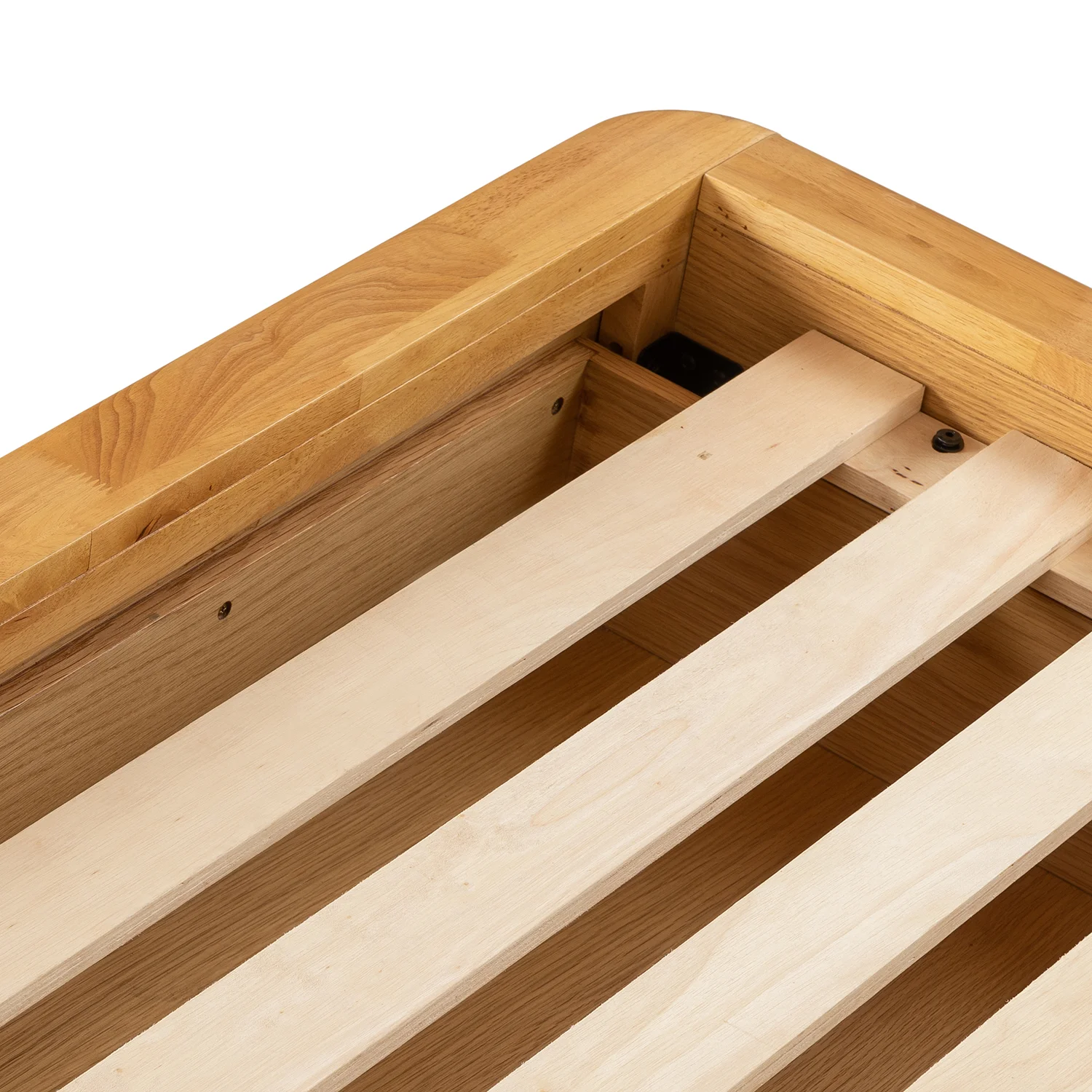 Pactera Queen Storage Bed - Oak - Image 5