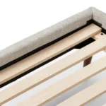 Sven King Tufted Bed - Birch Ivory