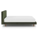 Tessu Full Low Profile Velvet Bed - Hale Fir Green
