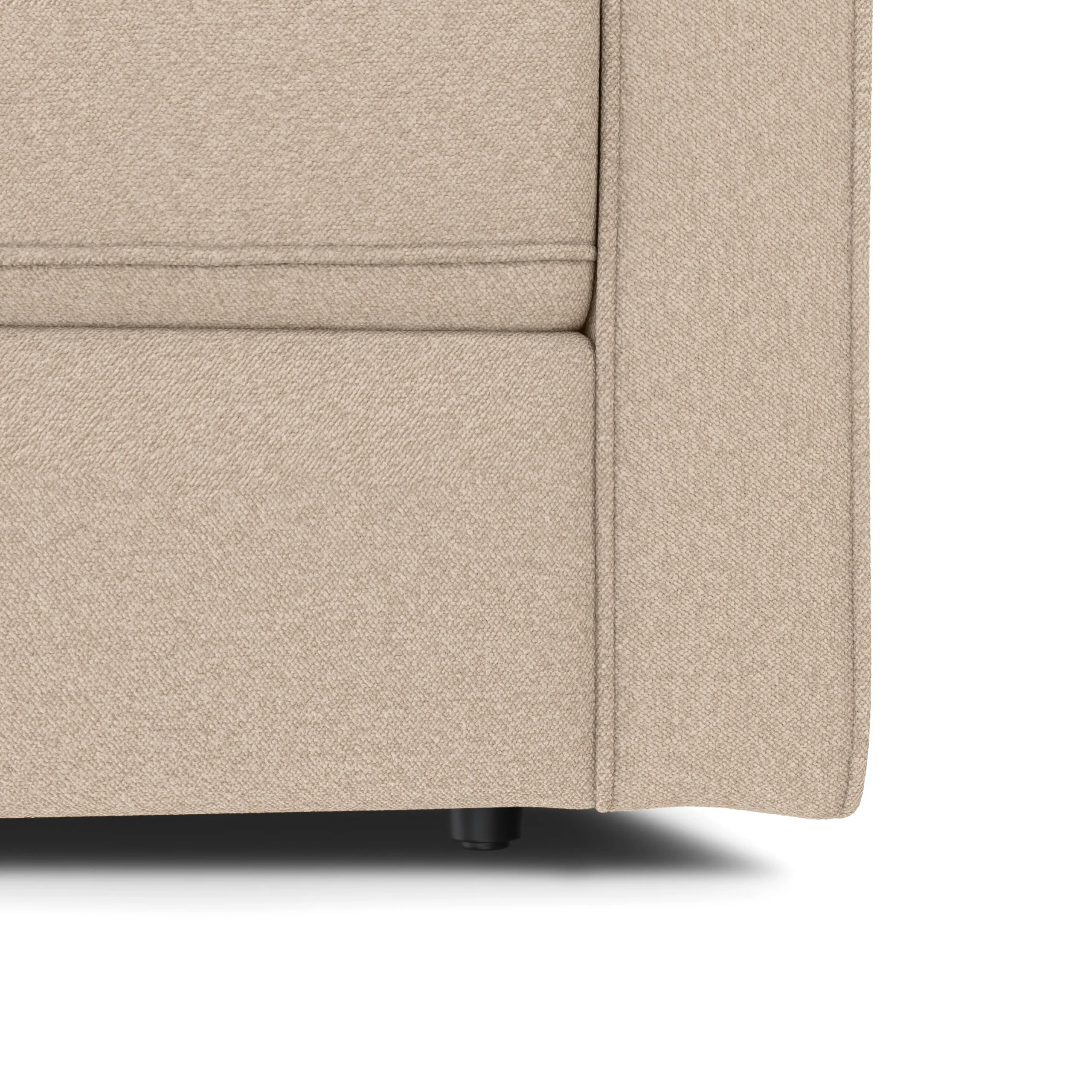 Sven 88_ Tufted Sofa Bed - Ratine Buff - Image 9