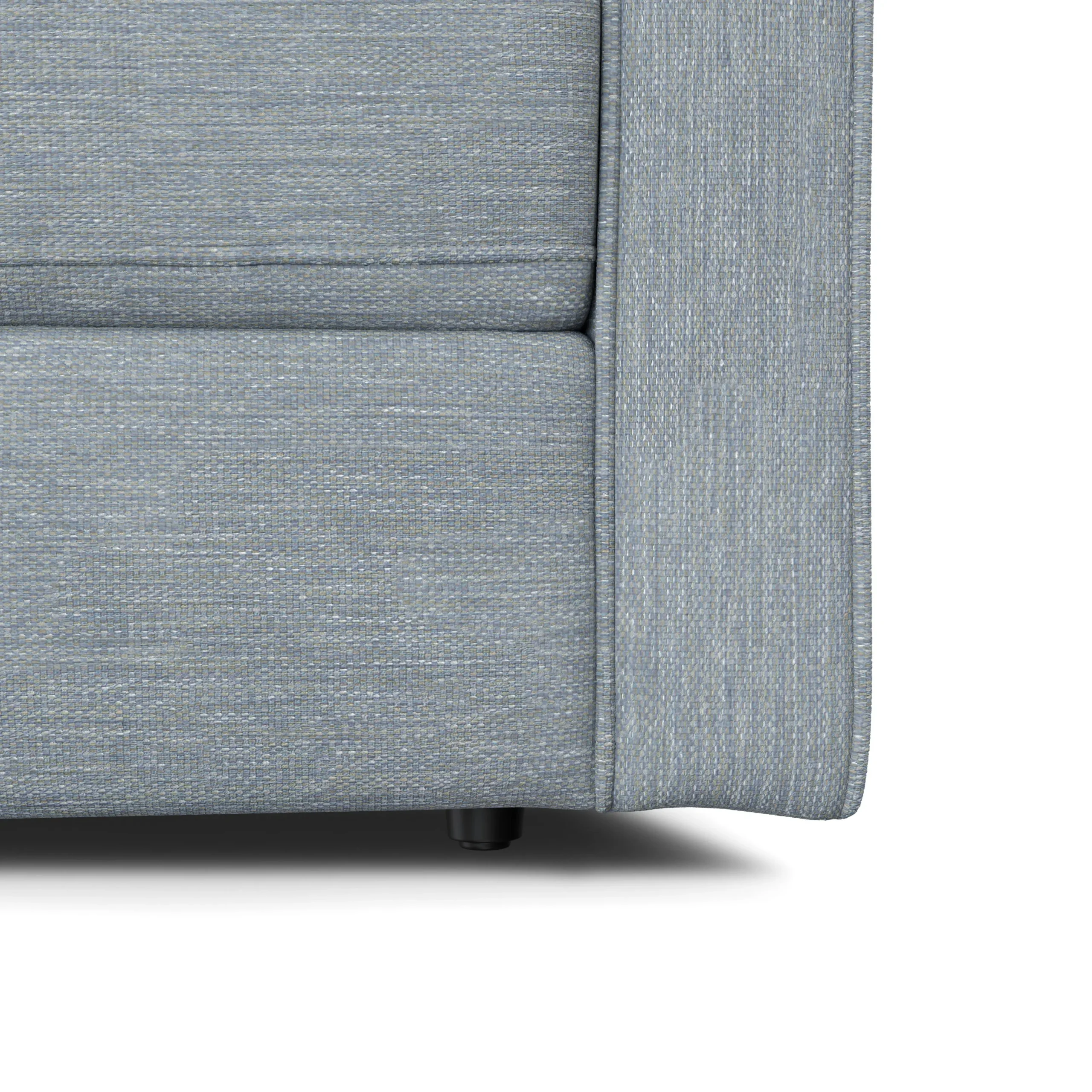 Sven 88_ Tufted Sofa Bed - Silver Light Blue - Image 11