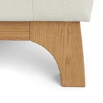 Ceni 61_ Loveseat - Buckler Ivory