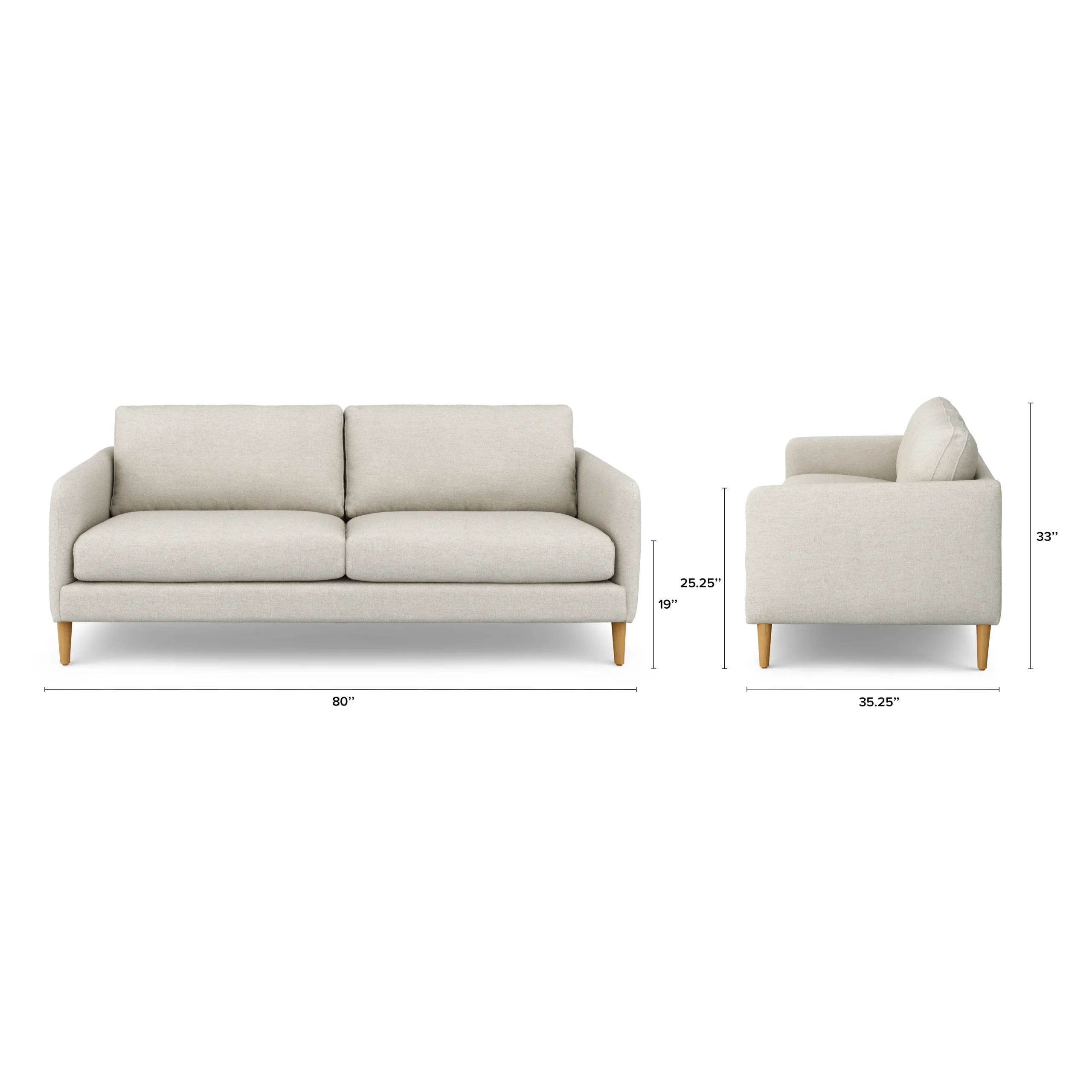 Hanson 80_ Sofa - Harbor Ivory - Image 2