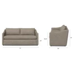 Landry 72_ Loveseat - Napa Taupe