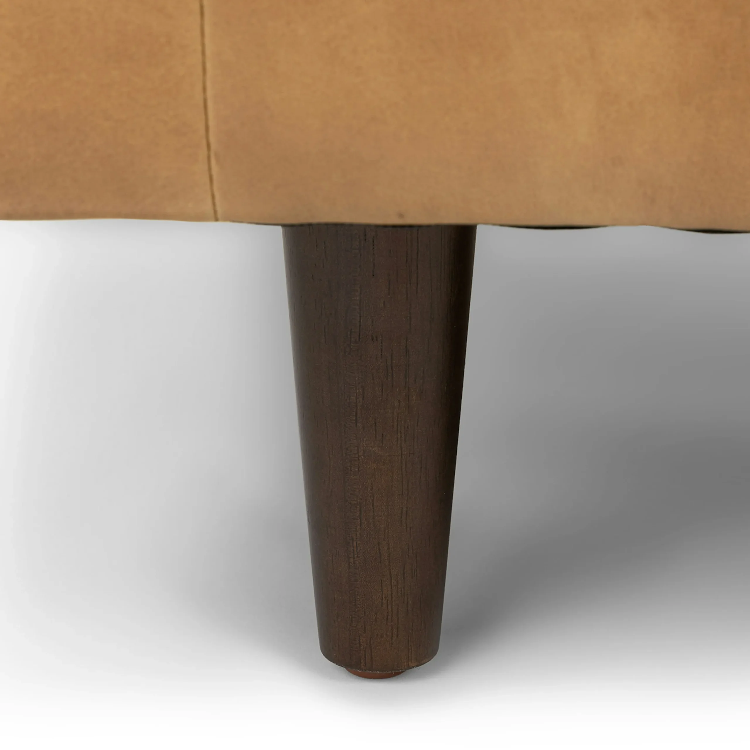 Sven 72_ Tufted Leather Loveseat - Charme Tan - Image 11