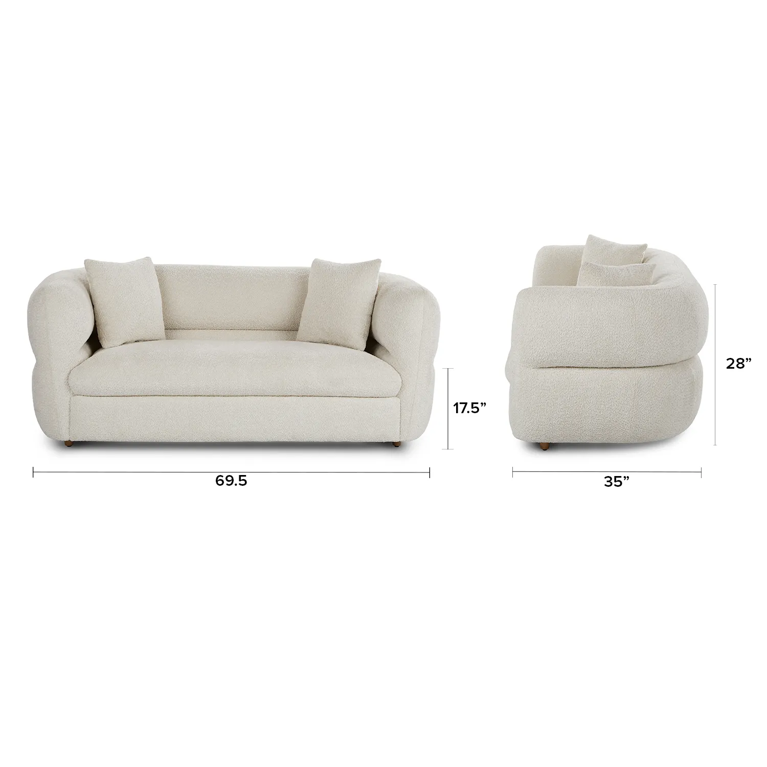 Quinn 69.5_ Loveseat - Nouna Pearl - Image 11