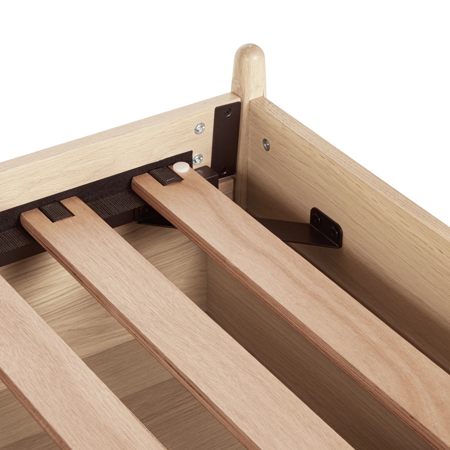 Lenia Queen Panel Storage Bed - White Oak - Image 18