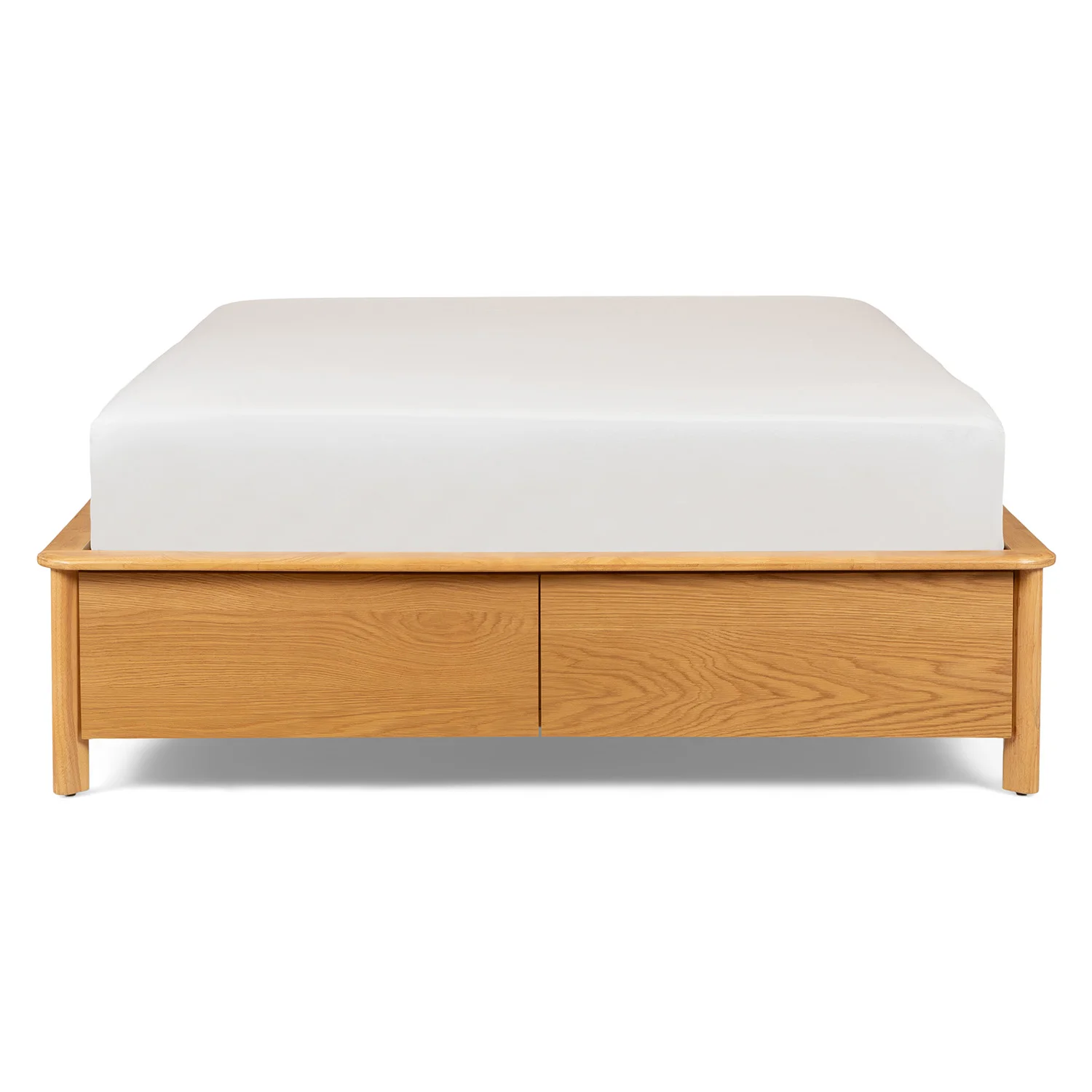 Pactera Queen Storage Bed - Oak - Image 4