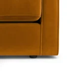 Sven 88_ Grounded Tufted Velvet Sofa - Plush Pacific Ginger