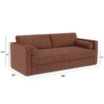 Sven 88_ Tufted Sofa Bed - Ratine Oxide