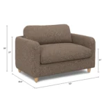 Vati 53_ Sleeper Chair - Buckler Brown