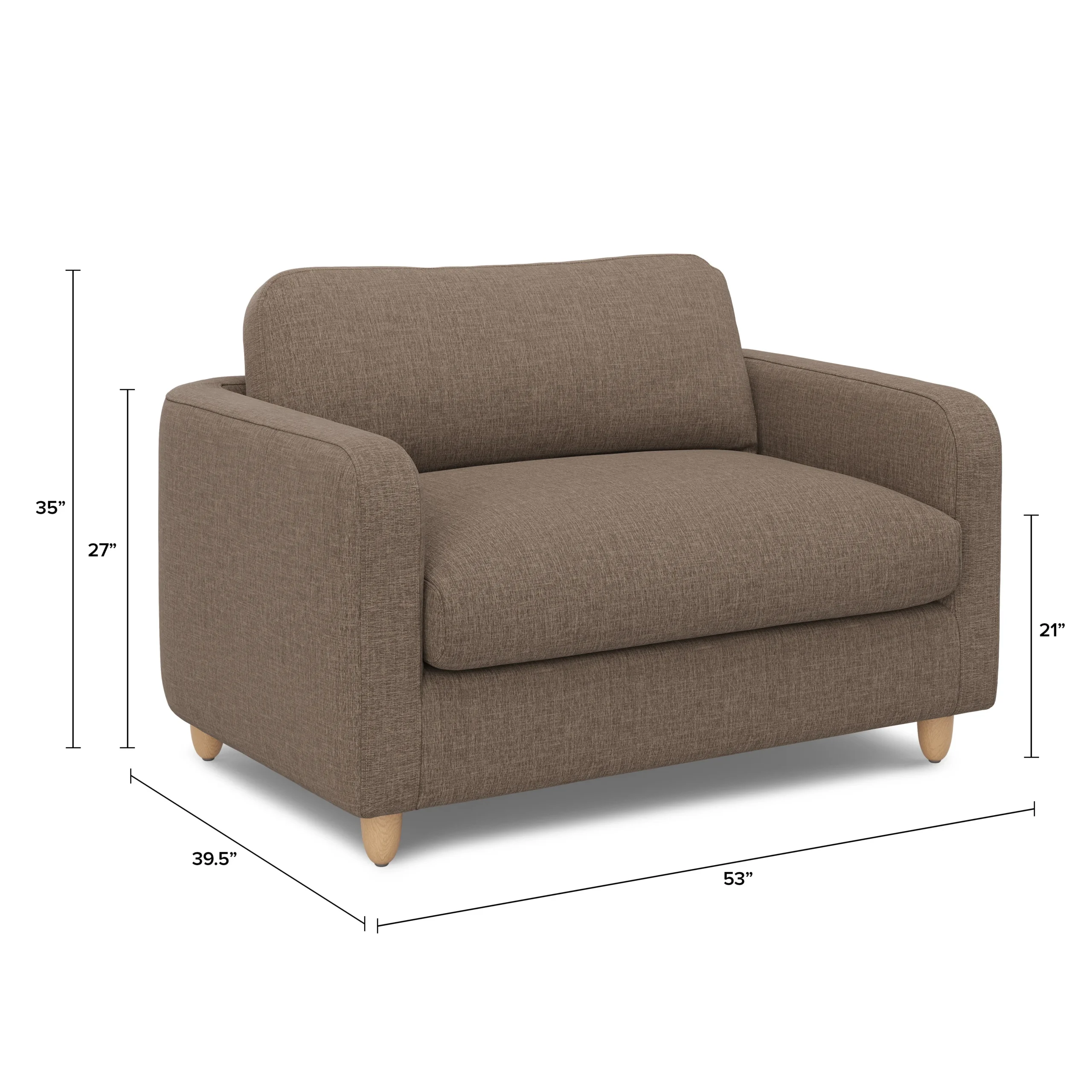 Vati 53_ Sleeper Chair - Buckler Brown - Image 6
