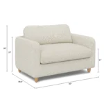 Vati 53_ Sleeper Chair - Buckler Ivory