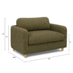 Vati 53_ Sleeper Chair - Napa Moss