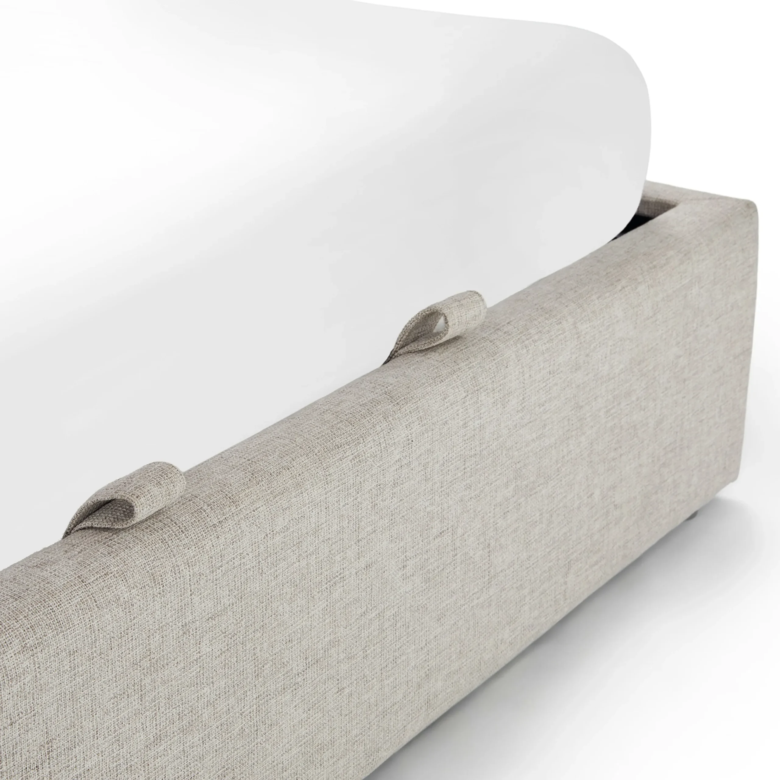 Sven King Tufted Storage Bed - Birch Ivory - Image 9