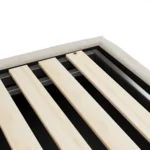 Sven King Tufted Storage Bed - Biscuit Cream