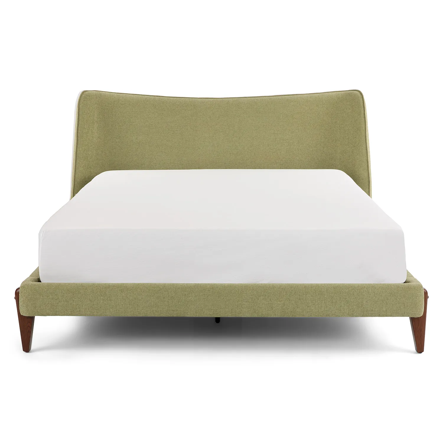 Uden Queen Upholstered Bed - Light Willow Green - Image 3