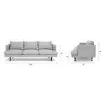 Burrard 83.5_ Sofa - Seasalt Gray