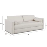 Sven 88_ Tufted Sofa Bed - Biscuit Cream