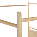 Lenia Queen Canopy Bed - White Oak