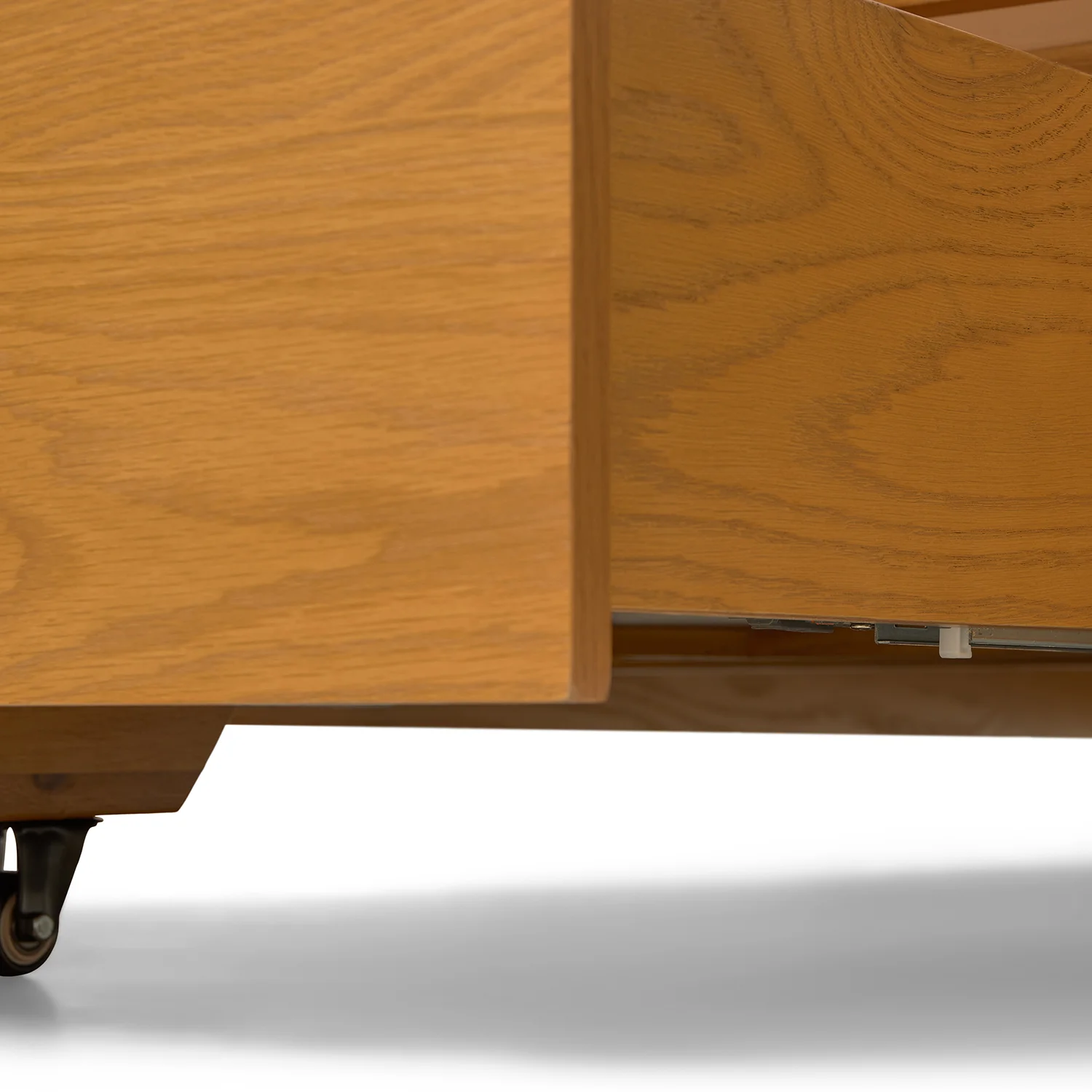 Pactera King Storage Bed - Oak - Image 4