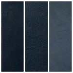 Sven 72_ Tufted Leather Loveseat - Oxford Blue