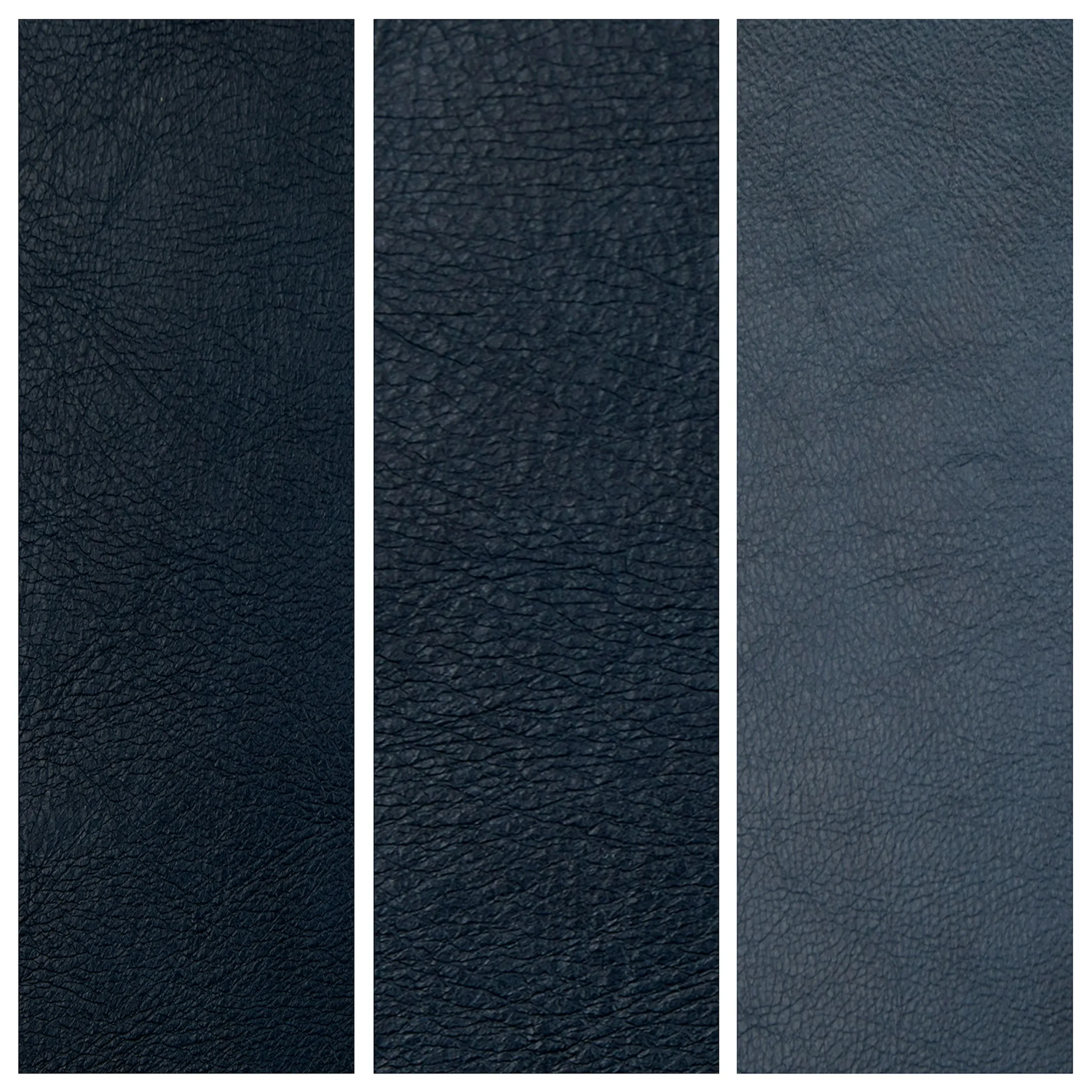 Sven 72_ Tufted Leather Loveseat - Oxford Blue - Image 2